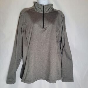 The North Face Women's Gray 1/4 Zip Shirt Size XL